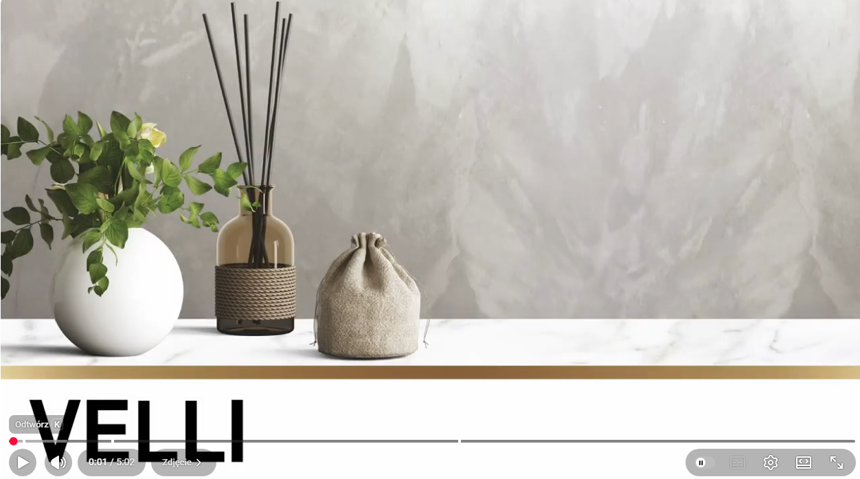 Farba Velli nakładanie paca INOX